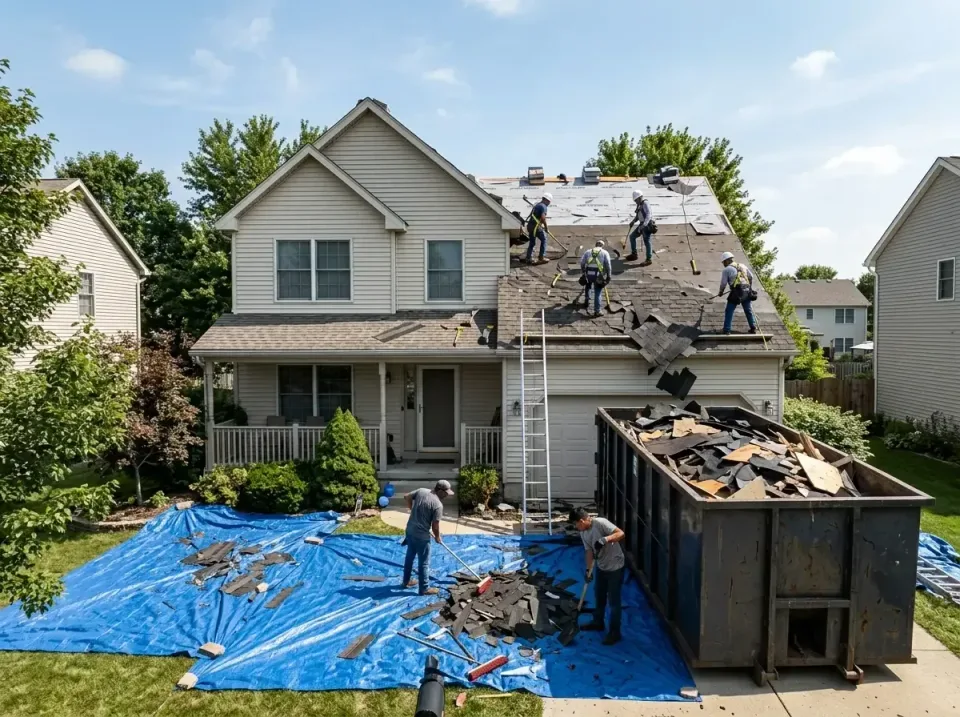 roof-replacement-debris-remova-004 — frequently asked questions, Cheapest Dumpster Rentals in Fairview Heights, IL